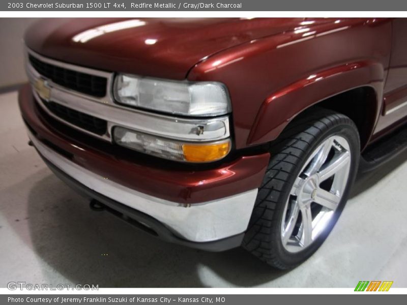 Redfire Metallic / Gray/Dark Charcoal 2003 Chevrolet Suburban 1500 LT 4x4