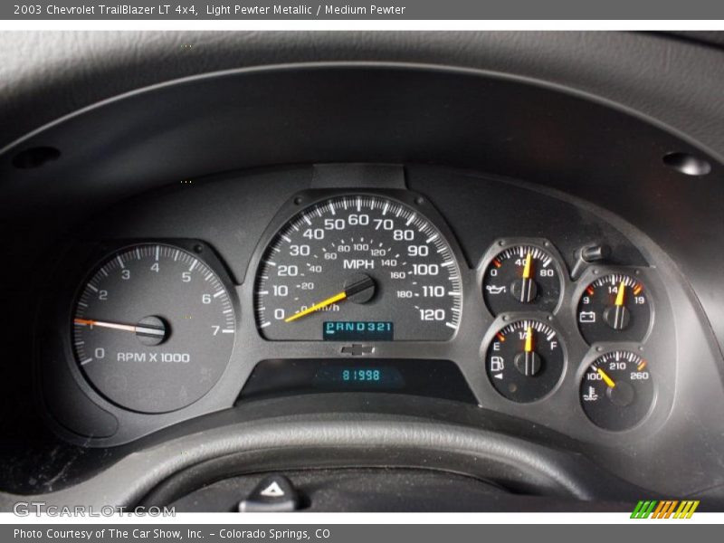 Light Pewter Metallic / Medium Pewter 2003 Chevrolet TrailBlazer LT 4x4