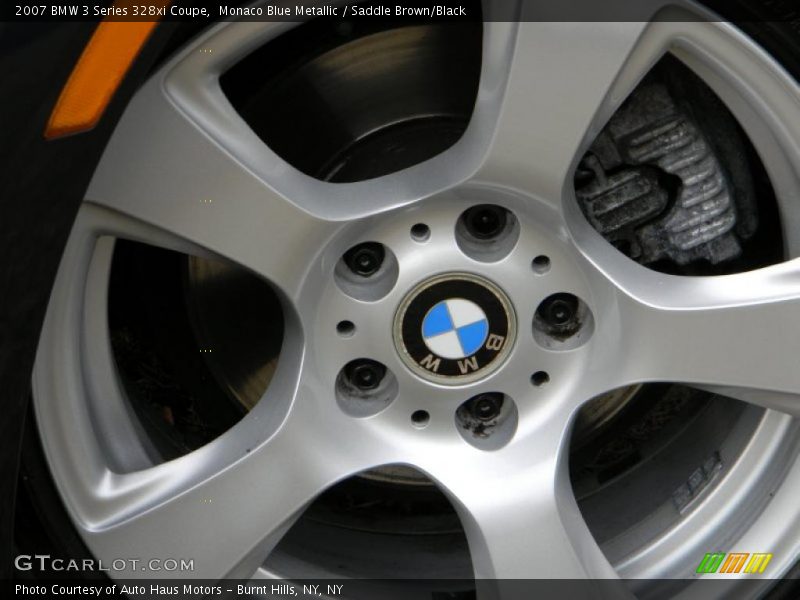 Monaco Blue Metallic / Saddle Brown/Black 2007 BMW 3 Series 328xi Coupe