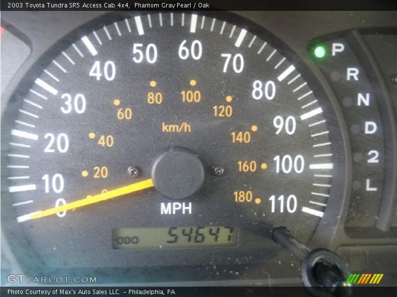 Phantom Gray Pearl / Oak 2003 Toyota Tundra SR5 Access Cab 4x4