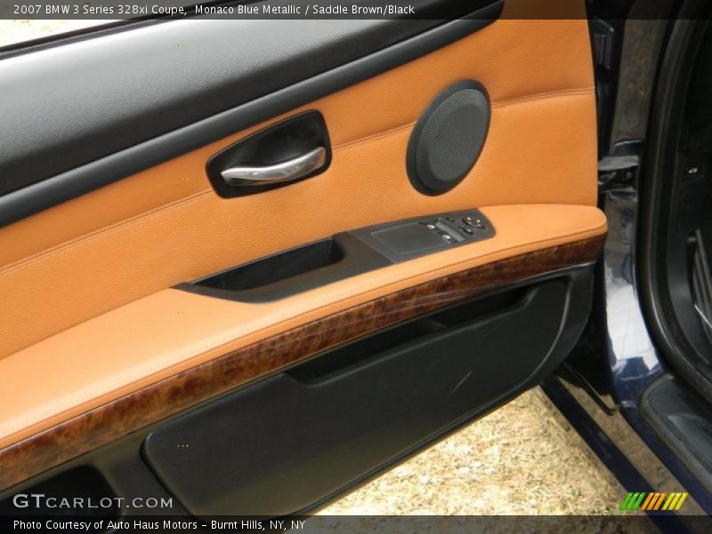 Monaco Blue Metallic / Saddle Brown/Black 2007 BMW 3 Series 328xi Coupe