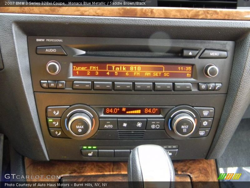 Monaco Blue Metallic / Saddle Brown/Black 2007 BMW 3 Series 328xi Coupe