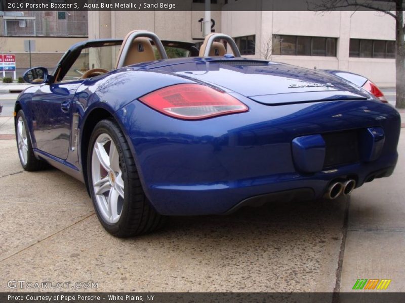 Aqua Blue Metallic / Sand Beige 2010 Porsche Boxster S