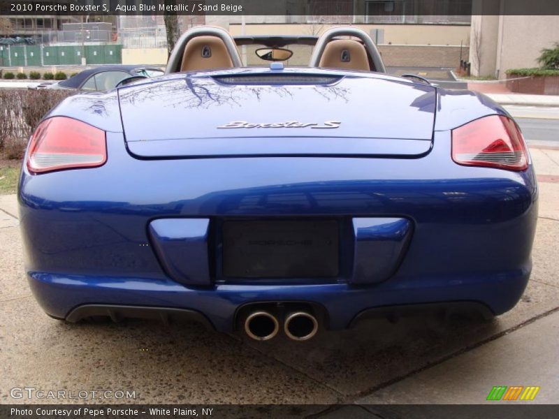 Aqua Blue Metallic / Sand Beige 2010 Porsche Boxster S