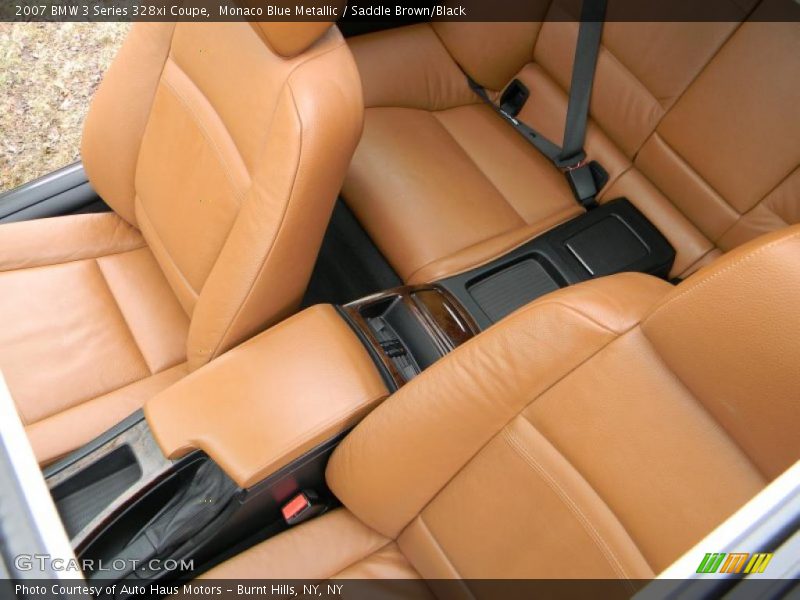 Monaco Blue Metallic / Saddle Brown/Black 2007 BMW 3 Series 328xi Coupe