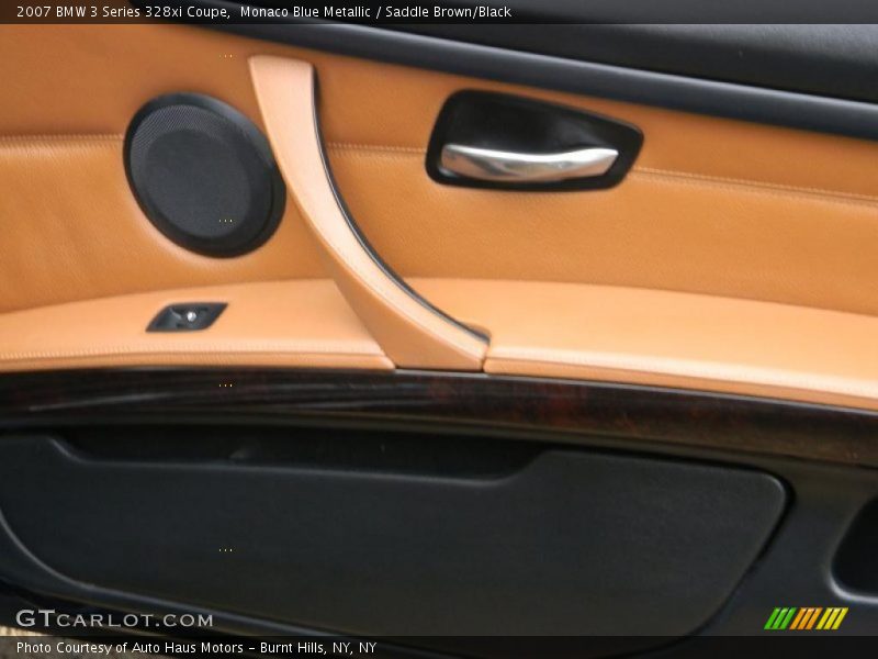 Monaco Blue Metallic / Saddle Brown/Black 2007 BMW 3 Series 328xi Coupe