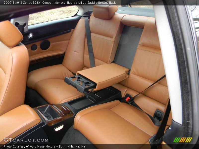 Monaco Blue Metallic / Saddle Brown/Black 2007 BMW 3 Series 328xi Coupe
