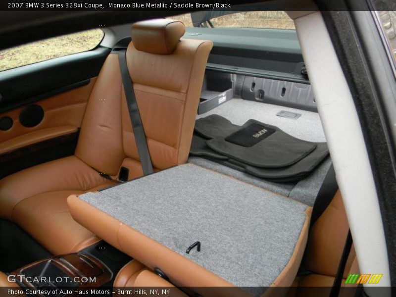 Monaco Blue Metallic / Saddle Brown/Black 2007 BMW 3 Series 328xi Coupe