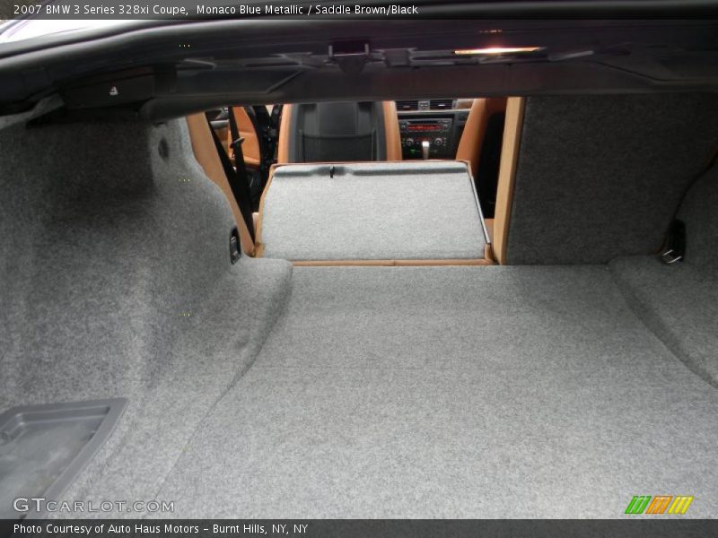 Monaco Blue Metallic / Saddle Brown/Black 2007 BMW 3 Series 328xi Coupe