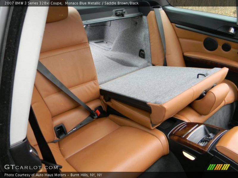 Monaco Blue Metallic / Saddle Brown/Black 2007 BMW 3 Series 328xi Coupe