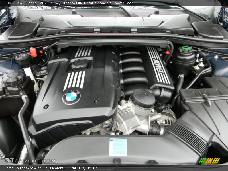 Monaco Blue Metallic / Saddle Brown/Black 2007 BMW 3 Series 328xi Coupe