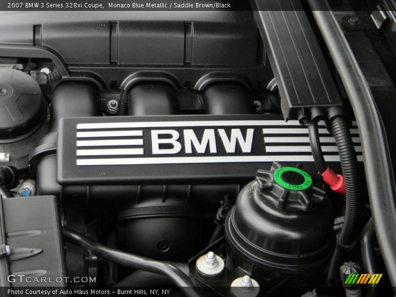 Monaco Blue Metallic / Saddle Brown/Black 2007 BMW 3 Series 328xi Coupe