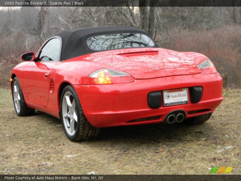  2003 Boxster S Guards Red