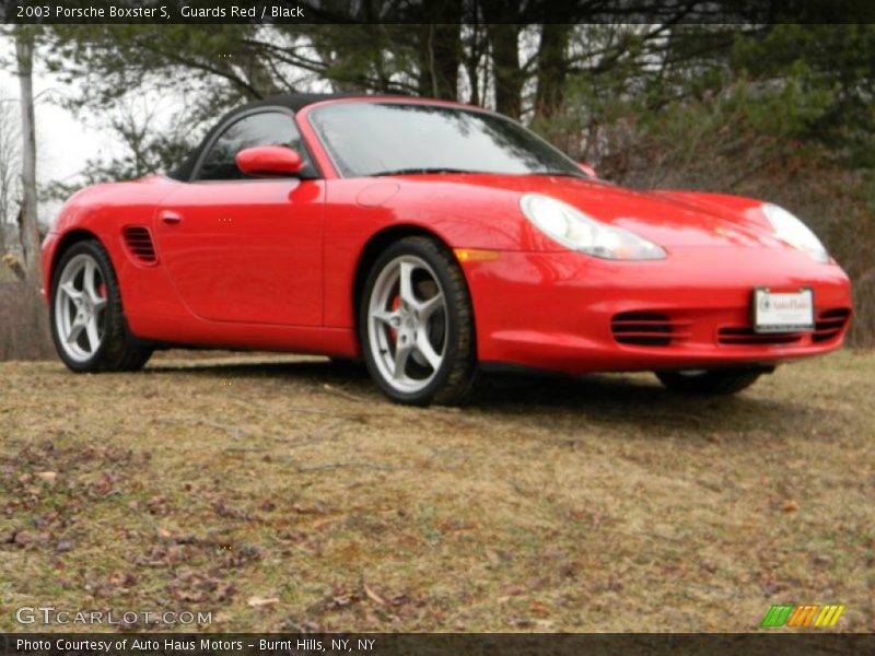 Guards Red / Black 2003 Porsche Boxster S