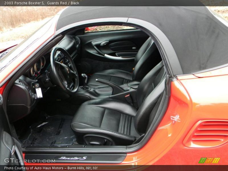  2003 Boxster S Black Interior