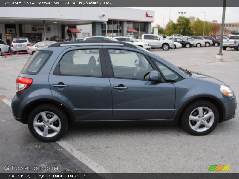 Azure Grey Metallic / Black 2008 Suzuki SX4 Crossover AWD