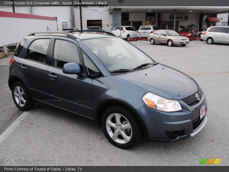 Azure Grey Metallic / Black 2008 Suzuki SX4 Crossover AWD