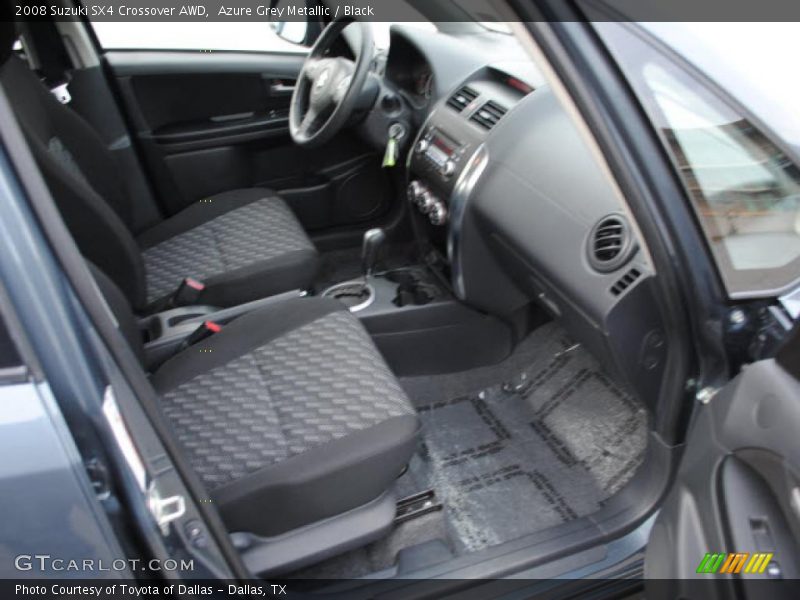 Azure Grey Metallic / Black 2008 Suzuki SX4 Crossover AWD