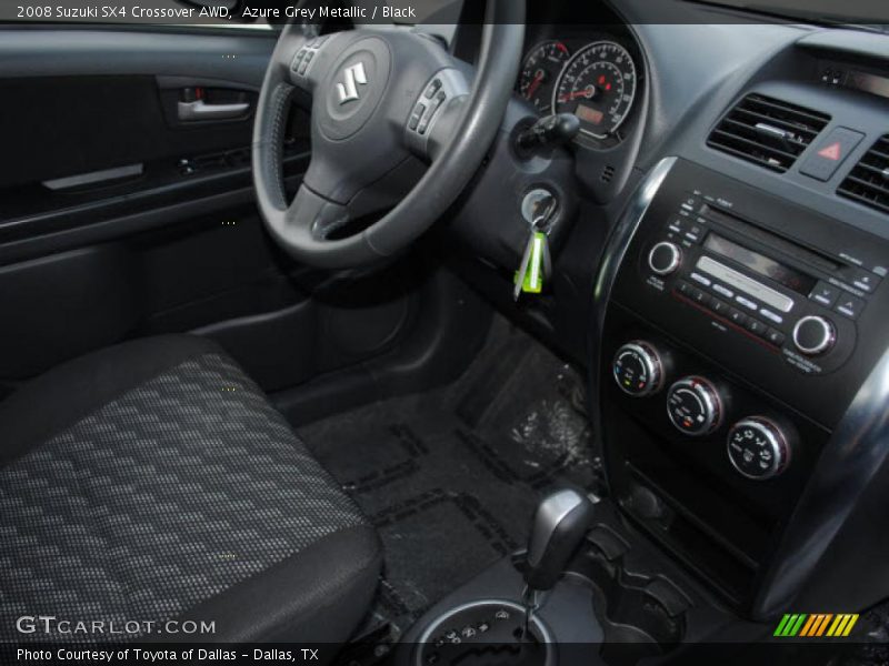 Azure Grey Metallic / Black 2008 Suzuki SX4 Crossover AWD