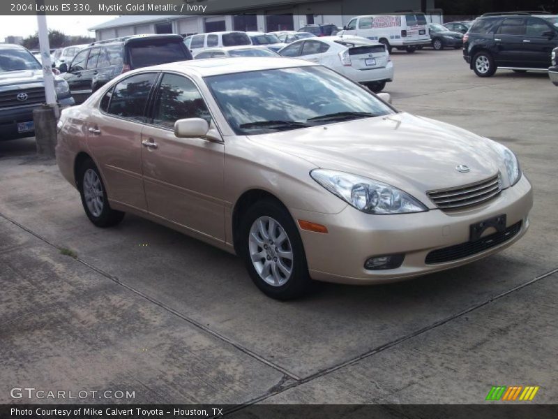 Mystic Gold Metallic / Ivory 2004 Lexus ES 330