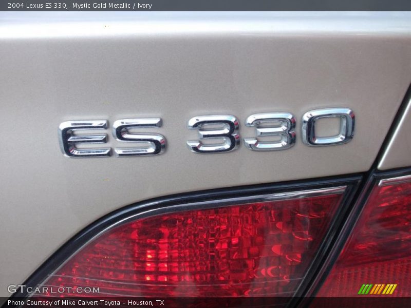 Mystic Gold Metallic / Ivory 2004 Lexus ES 330