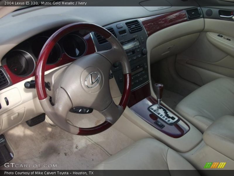 Mystic Gold Metallic / Ivory 2004 Lexus ES 330