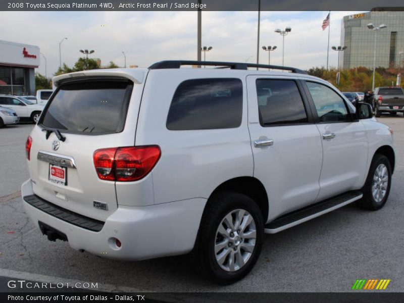  2008 Sequoia Platinum 4WD Arctic Frost Pearl