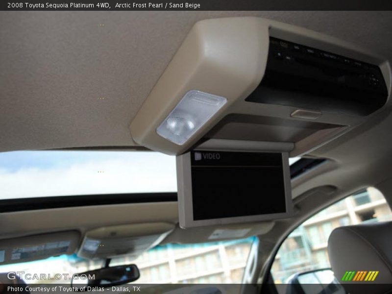 Arctic Frost Pearl / Sand Beige 2008 Toyota Sequoia Platinum 4WD