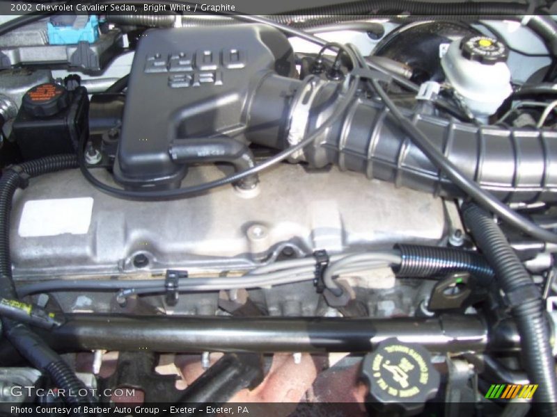  2002 Cavalier Sedan Engine - 2.2 Liter OHV 8-Valve 4 Cylinder