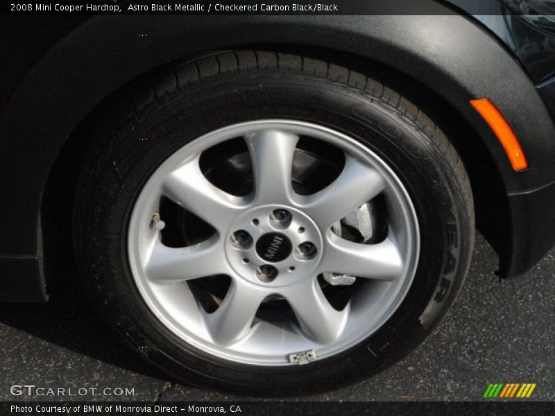 Astro Black Metallic / Checkered Carbon Black/Black 2008 Mini Cooper Hardtop