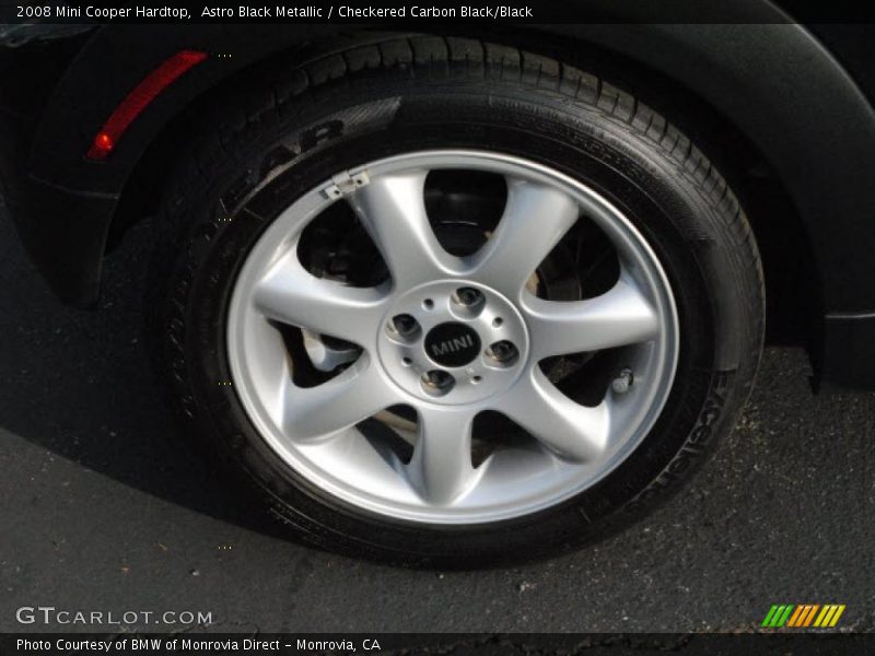 Astro Black Metallic / Checkered Carbon Black/Black 2008 Mini Cooper Hardtop