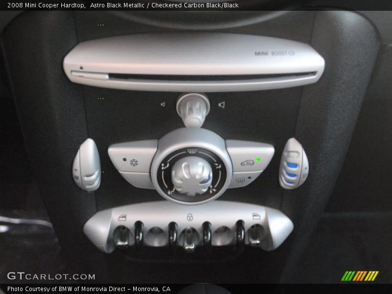 Astro Black Metallic / Checkered Carbon Black/Black 2008 Mini Cooper Hardtop