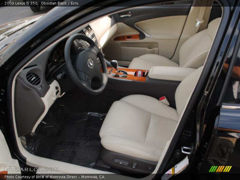  2009 IS 350 Ecru Interior