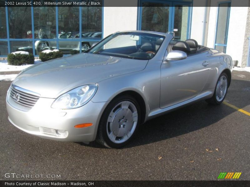 Millenium Silver Metallic / Black 2002 Lexus SC 430