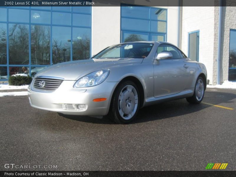 Millenium Silver Metallic / Black 2002 Lexus SC 430