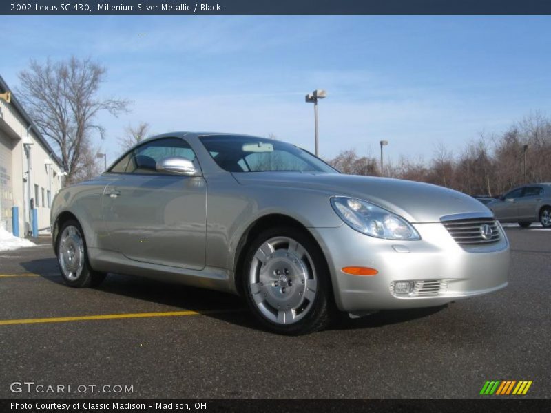 Millenium Silver Metallic / Black 2002 Lexus SC 430