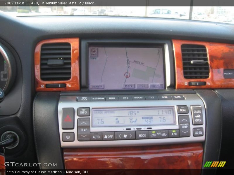 Millenium Silver Metallic / Black 2002 Lexus SC 430