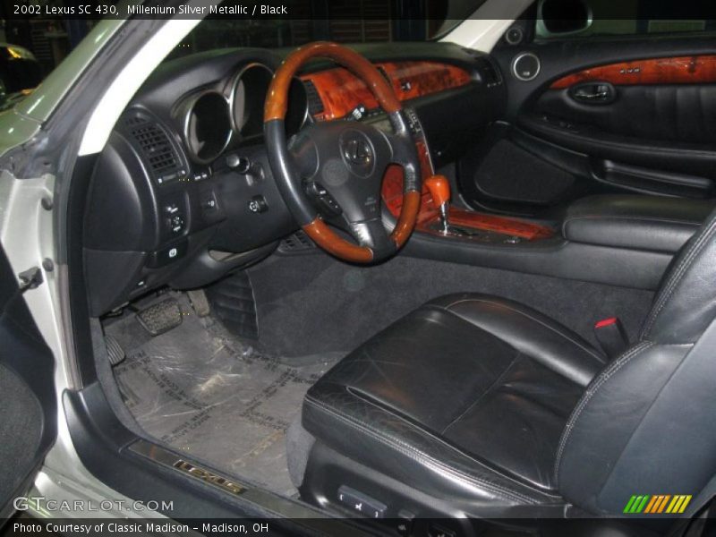 Millenium Silver Metallic / Black 2002 Lexus SC 430