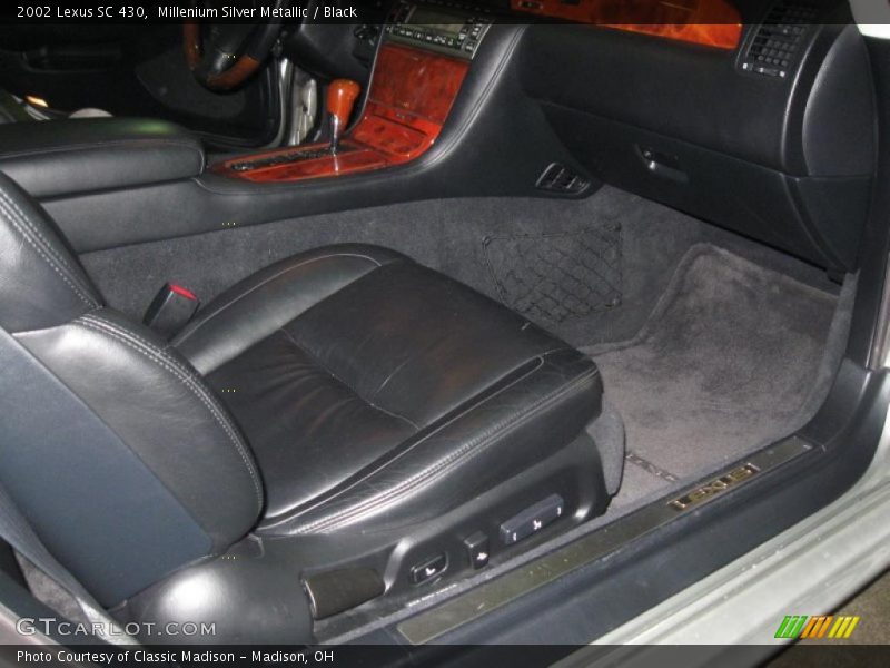 Millenium Silver Metallic / Black 2002 Lexus SC 430