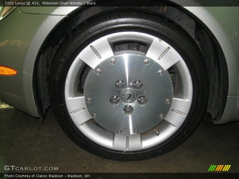 Millenium Silver Metallic / Black 2002 Lexus SC 430