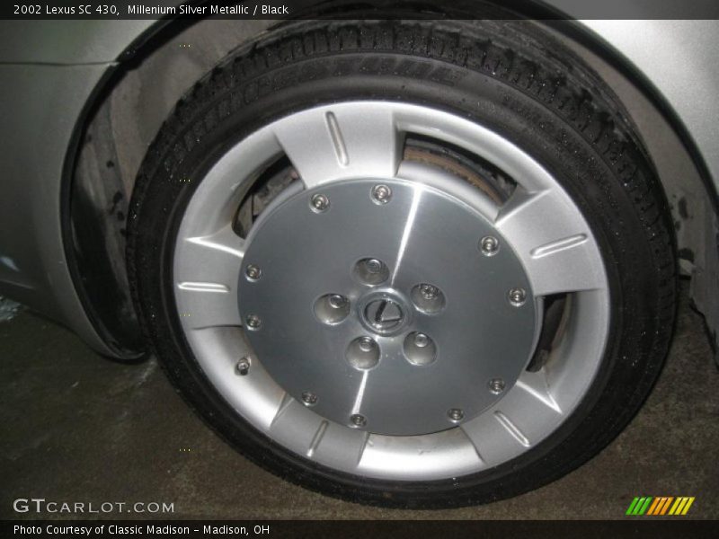 Millenium Silver Metallic / Black 2002 Lexus SC 430