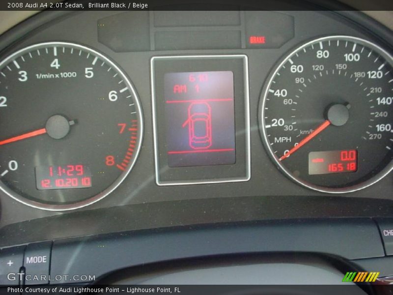 Brilliant Black / Beige 2008 Audi A4 2.0T Sedan