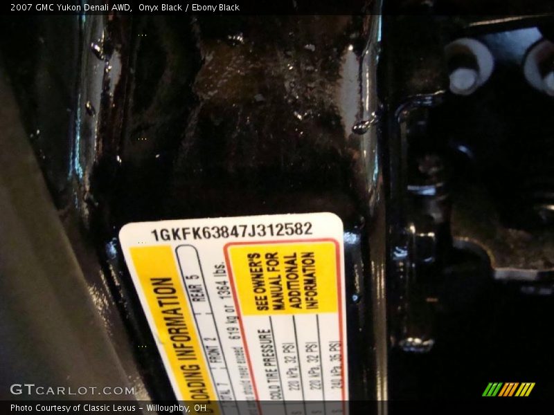 Onyx Black / Ebony Black 2007 GMC Yukon Denali AWD