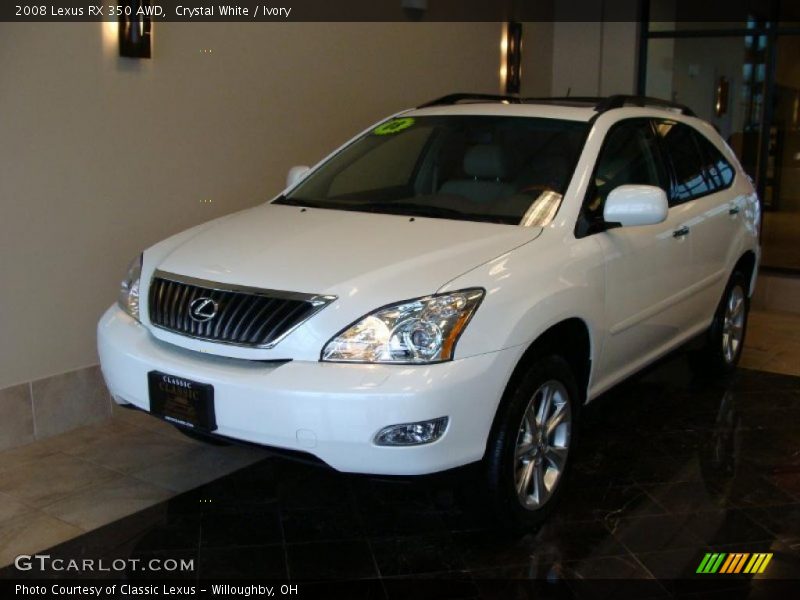 Crystal White / Ivory 2008 Lexus RX 350 AWD