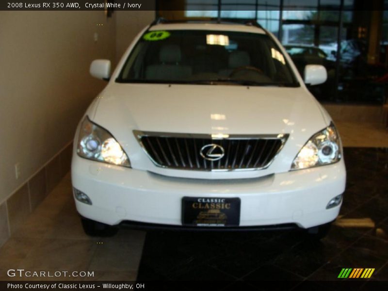 Crystal White / Ivory 2008 Lexus RX 350 AWD