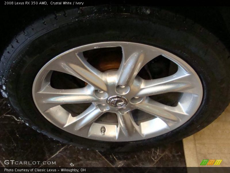 Crystal White / Ivory 2008 Lexus RX 350 AWD
