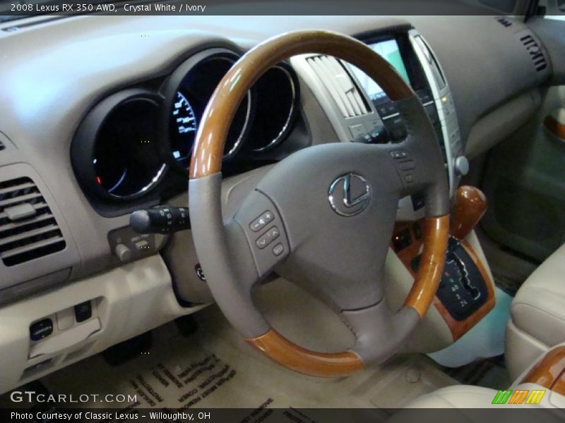 Crystal White / Ivory 2008 Lexus RX 350 AWD