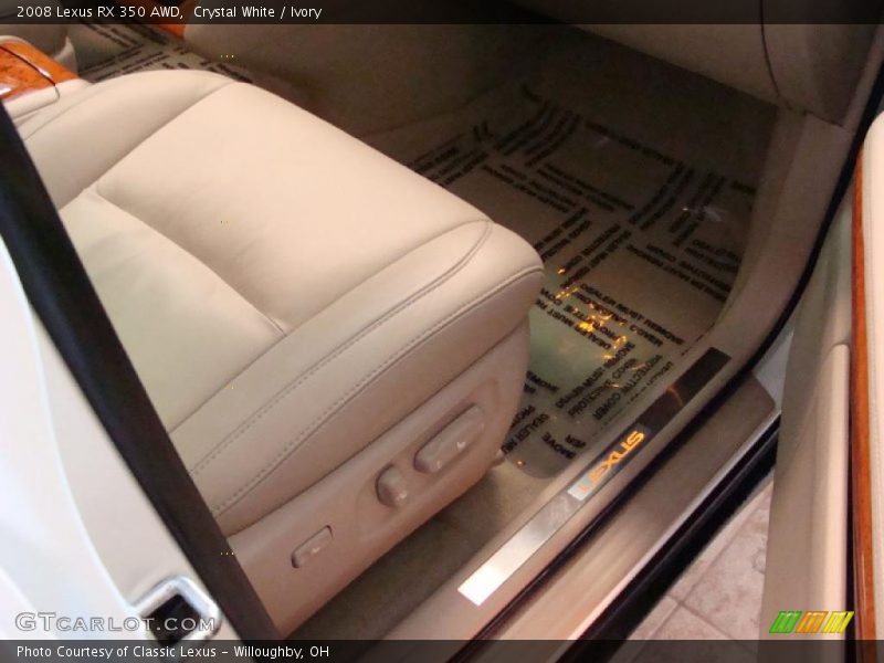 Crystal White / Ivory 2008 Lexus RX 350 AWD