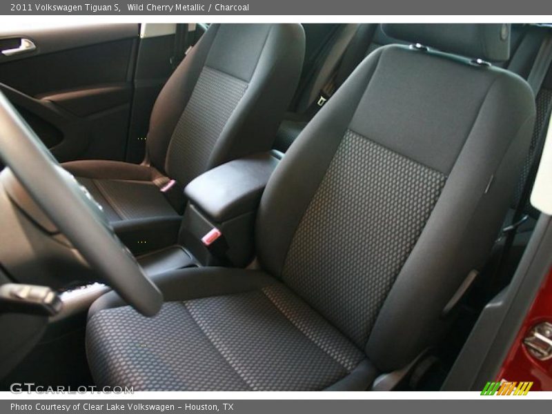 Wild Cherry Metallic / Charcoal 2011 Volkswagen Tiguan S