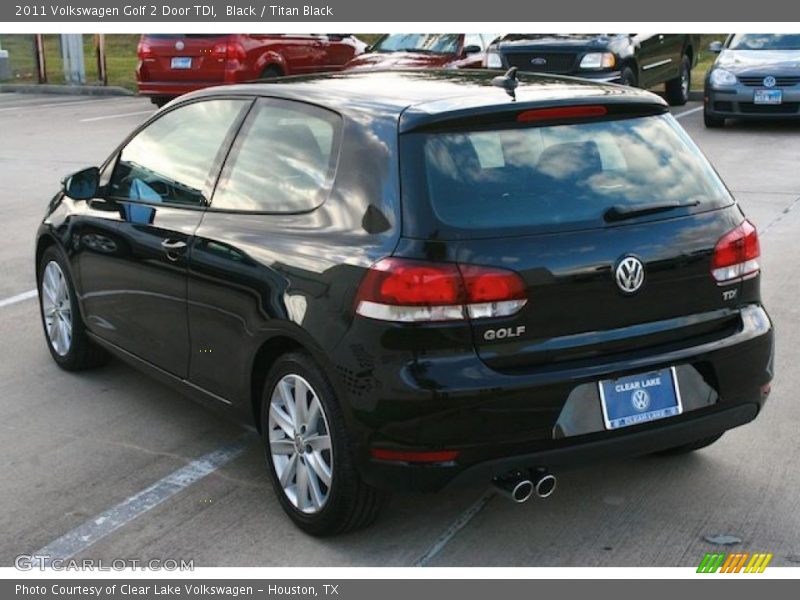 Black / Titan Black 2011 Volkswagen Golf 2 Door TDI